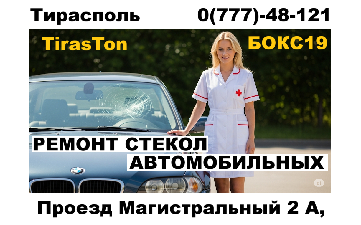 Ремонт лобовых стекол Тирасполь
