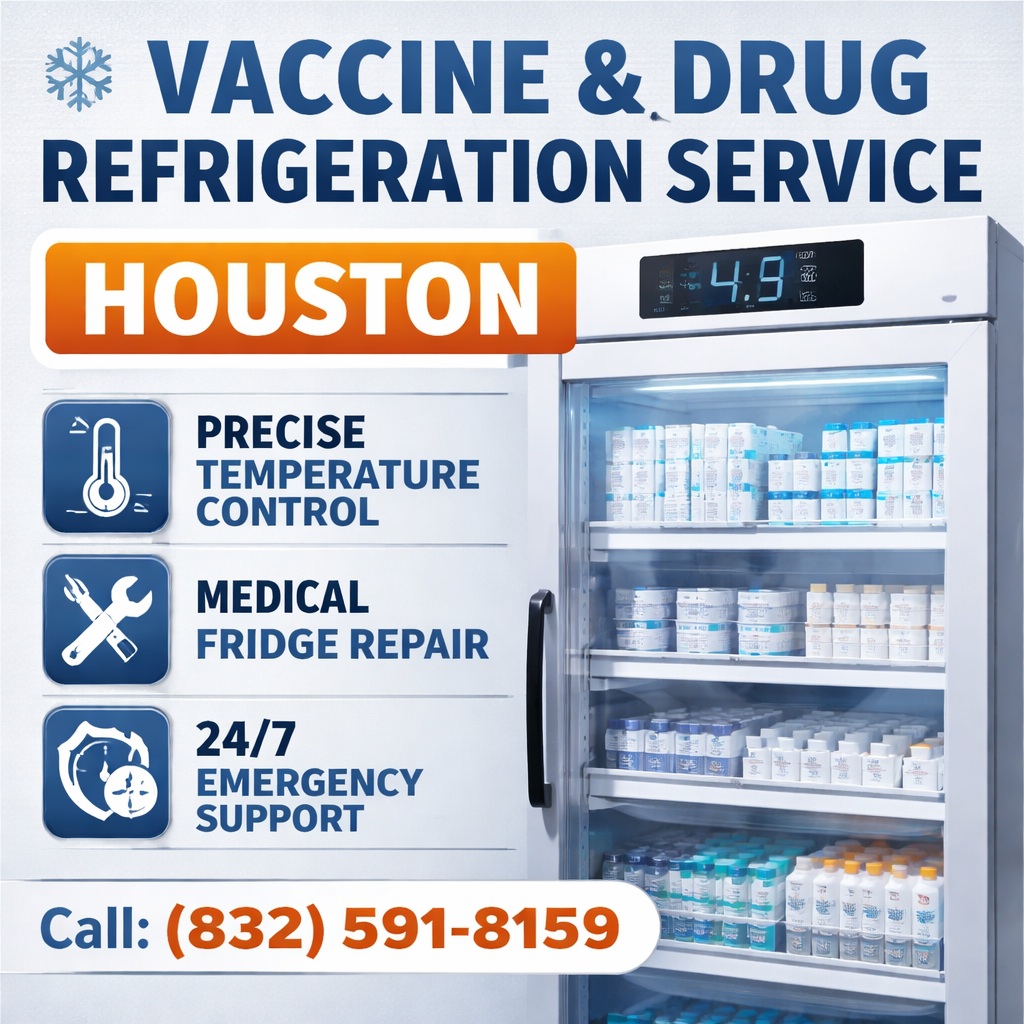 “Vaccine and Drug Refrigeration Service in Houston”