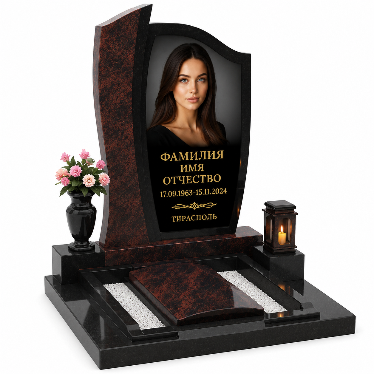 Профессиональное оформление памятников и мемориалов ПМР