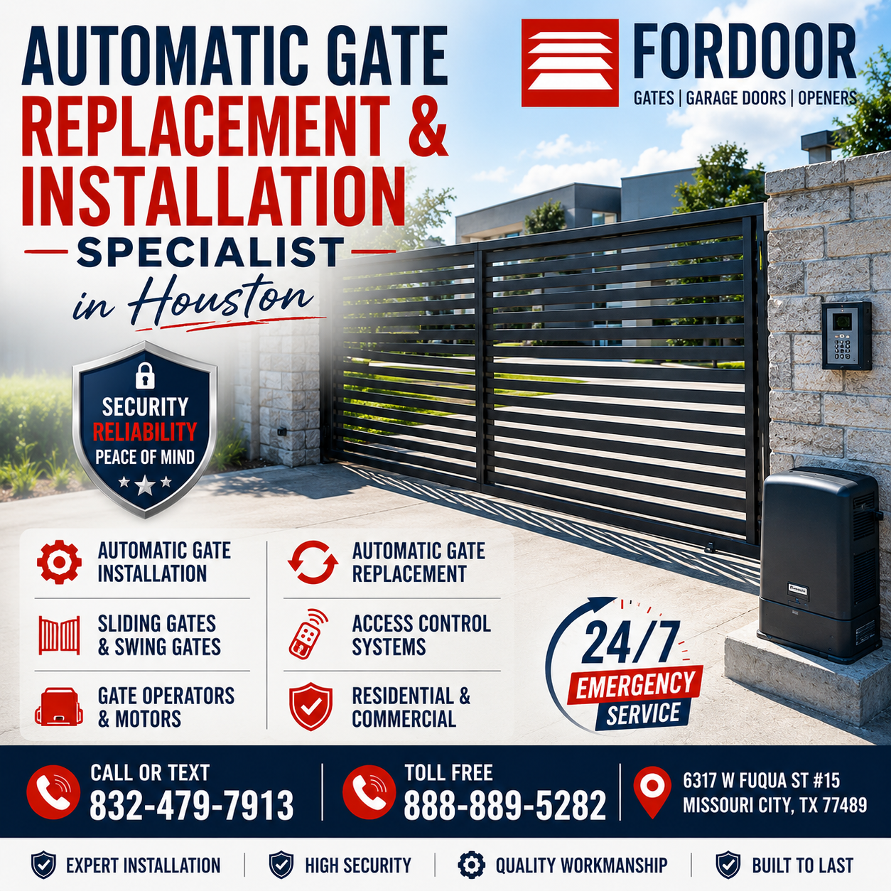 Garage Door Technician Houston, TX