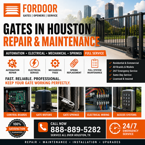 Katy Gate Installation Service | Automatic Gates, Repairs & Maintenance