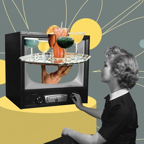 Необычная и интересная реклама Электроники и техники: смартфоны, компьютеры, планшеты, телевизоры, которые обеспечивают связь, развлечения и доступ к информации.