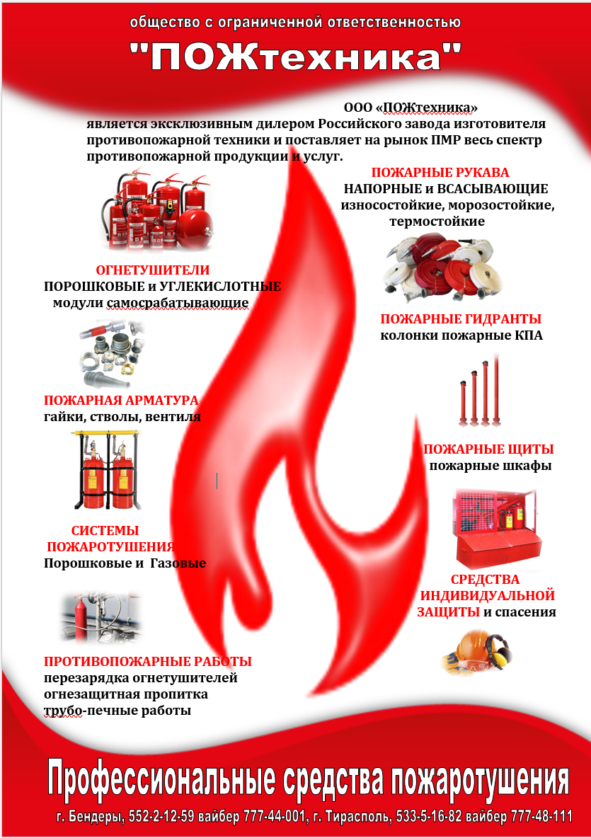 Порошковый огнетушитель – универсальное средство пожаротушения