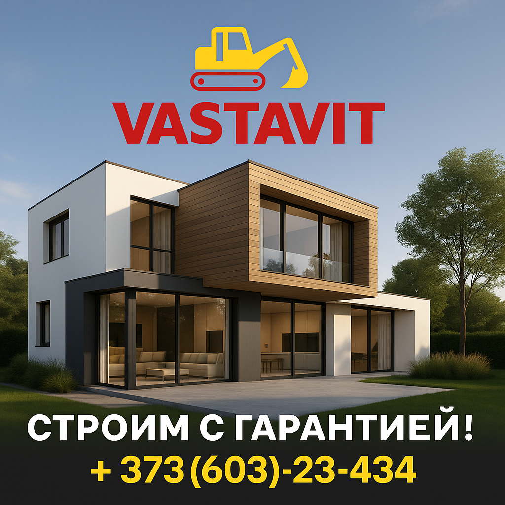 Строительство домов по индивидуальным проектам Кишинев