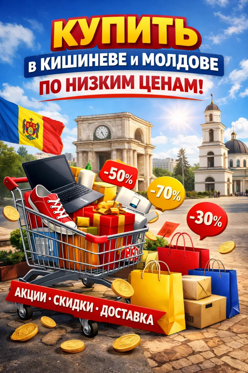 Выгодные покупки Кишинев — купить дешево по Молдове