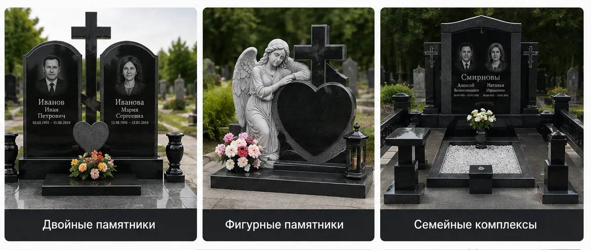 Гранитный комплекс ПМР ⭐️ Изготовление в Тирасполе
