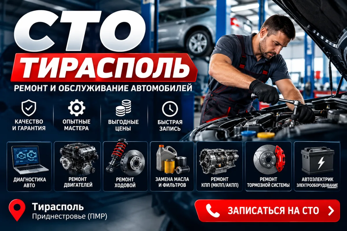 СТО Тирасполь — Ремонт и Обслуживание Автомобилей по Выгодным Ценам