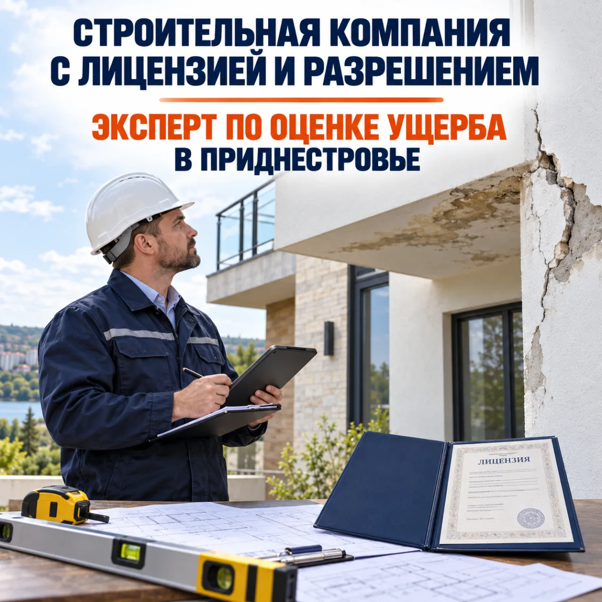 Строительная компания с Лицензией и Разрешением: Эксперт по Оценке Ущерба в Приднестровье.