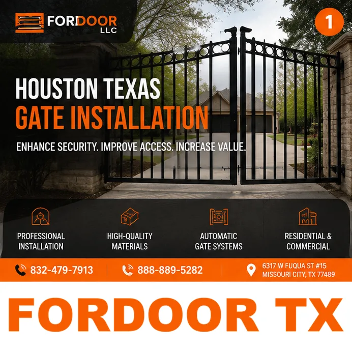Residential Automatic Gate Installation Houston TX