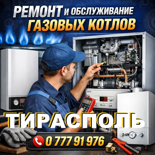 Установка газового оборудования ПМР - Подключение плит и котлов в Тирасполе.