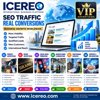 VIP Advertising on ICEREO | Promote Brands, Products & Services Worldwide