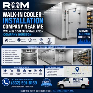 Walk-in cooler installation company near me, walk-in cooler installation company Houston