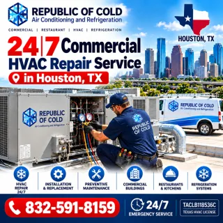 24|7 Commercial HVAC Repair Service in Houston, TX