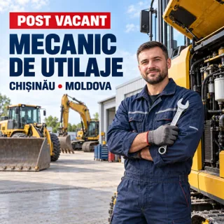 Post vacant pentru mecanic de utilaje