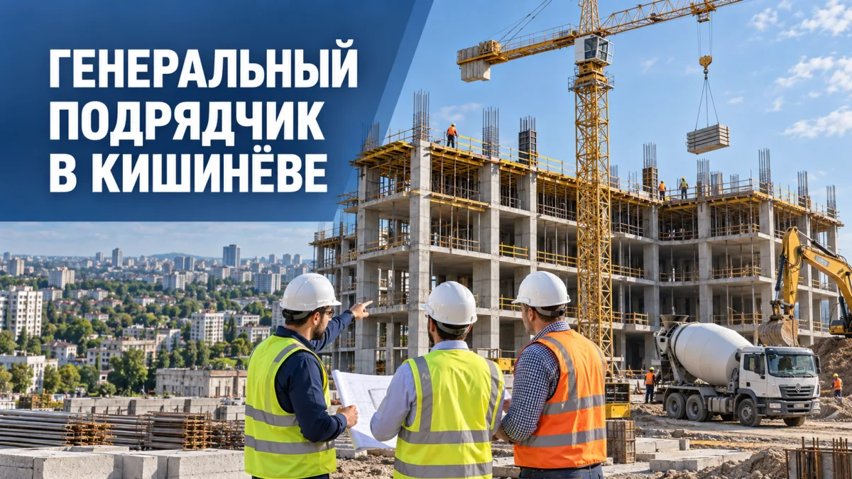 Генеральный строительный подрядчик Кишинев — строительство домов под ключ
