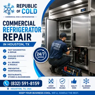 ✅ Commercial Refrigerator Repair in Houston, TX