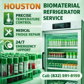 Houston Biomaterial Refrigerator Service | Medical Cooling