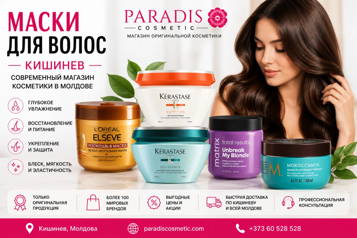 Заказать косметику в интернете Кишинев | Paradis Cosmetic Moldova