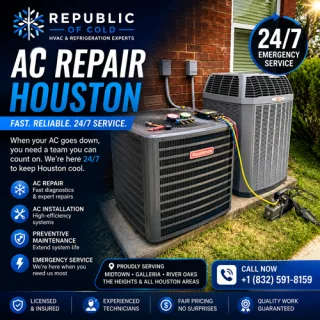 Houston TX Air Conditioning Service Near Me – 24/7 Emergency HVAC Repair ⭐️Carrier ⭐️Trane ⭐️Lennox