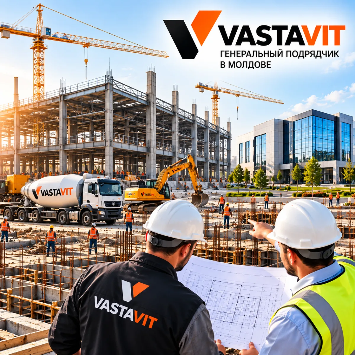Строительство коммерческих объектов в Молдове — Vastavit