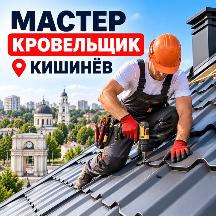 Мастер-Кровельщик Кишинёв — Монтаж и Ремонт Крыши, Кровельные Работы