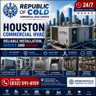 Republic of Cold | Houston Commercial HVAC – Reliable Installation, Service and Repair
