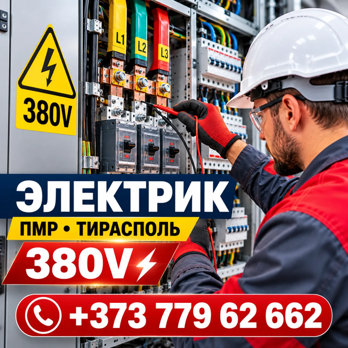Аварийная помощь электрика в Тирасполе