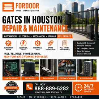 Katy Gate Installation Service | Automatic Gates, Repairs & Maintenance