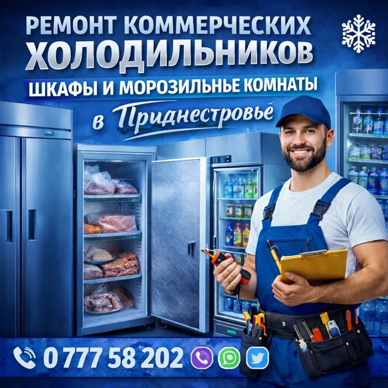 Профессиональное обслуживание ресторанов в Бендерах — ремонт холодильников