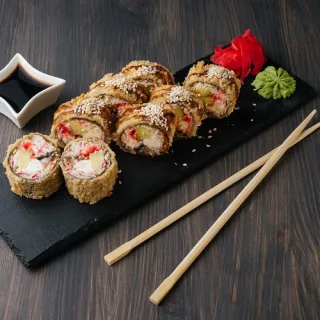 Заказать роллы с доставкой на дом Тирасполь - быстрая доставка вкусной еды на дом по ПМР