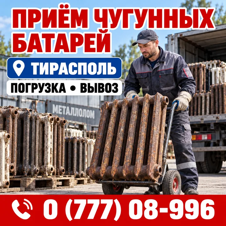 Прием чугунных батарей радиаторов Тирасполь