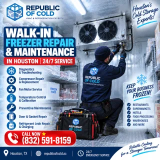Walk-In Cooler Replacement Houston | Commercial Service