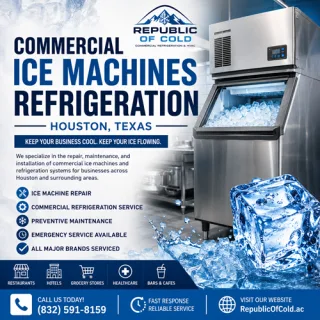 Commercial Ice Machines Refrigeration – Houston, Texas