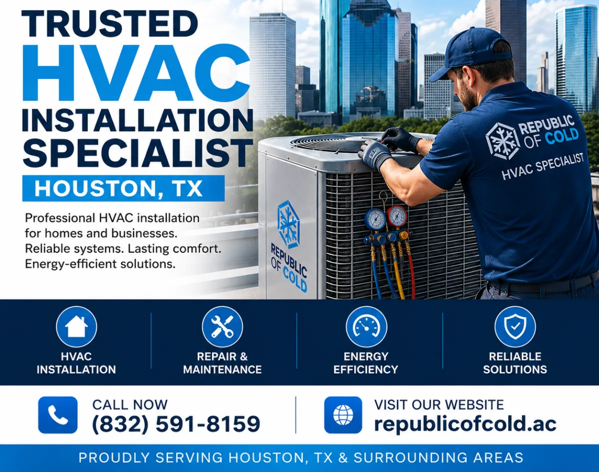 Trusted HVAC Installation Specialist Houston TX