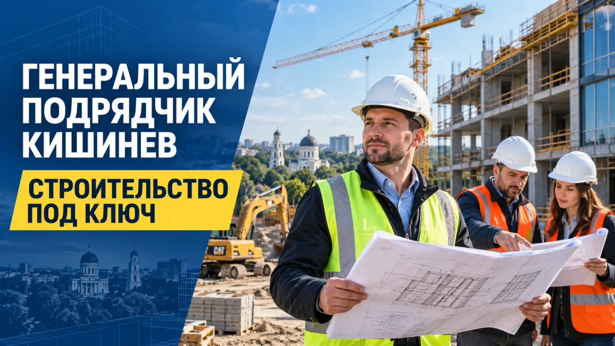 Генеральный подрядчик Кишинев — строительство под ключ