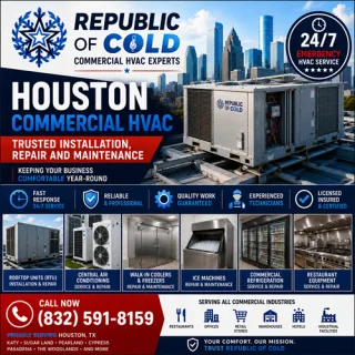 Republic of Cold | Houston Commercial HVAC – Trusted Installation, Repair and Maintenance