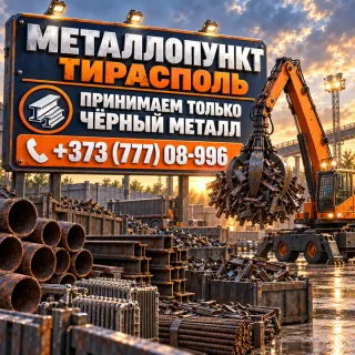 Металлопункт Тирасполь ⭐ Приём чёрного металла | +373 (777) 08-996