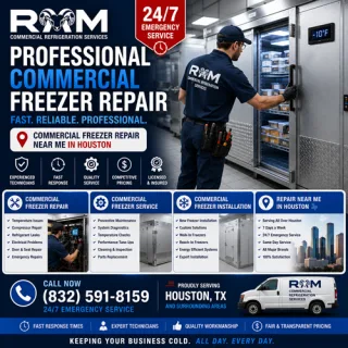 Professional Commercial Freezer Repair, Commercial Freezer Service, Commercial Freezer Installation, Commercial Freezer Repair Near Me in Houston.