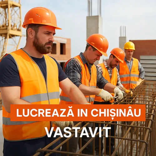 Работа на стройке в Кишинёве — Vastavit проводит набор