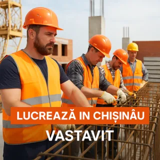 Работа на стройке в Кишинёве — Vastavit проводит набор