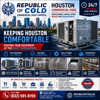 Republic of Cold | Houston Commercial HVAC – Professional Installation, Repair and Maintenance