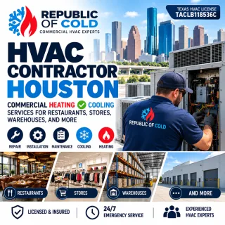 HVAC Contractor Houston — Commercial Heating ✅ Cooling Services for Restaurants, Stores, Warehouses, and More