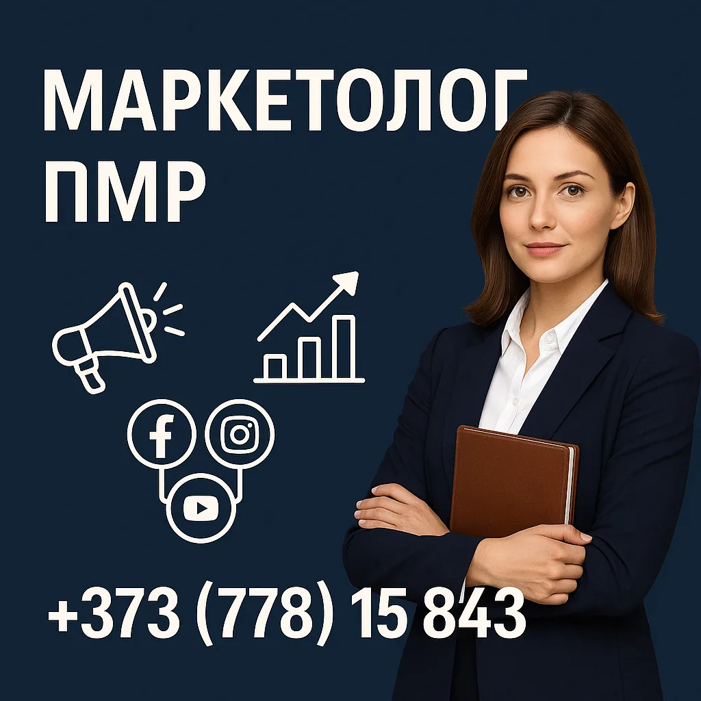 Маркетолог ПМР — продвижение бизнеса в Приднестровье под ключ