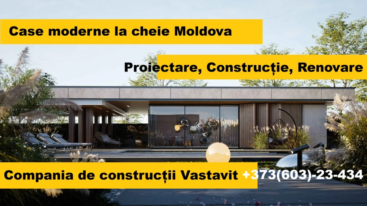 Строительство дома под ключ Кишинев — строительная компания Vastavit Молдова