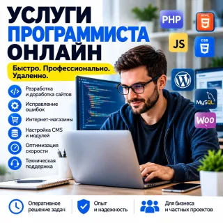 Техническая поддержка сайтов компаний — программист онлайн