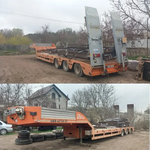 Închiriere platformă pentru transportarea utilajelor de construcții