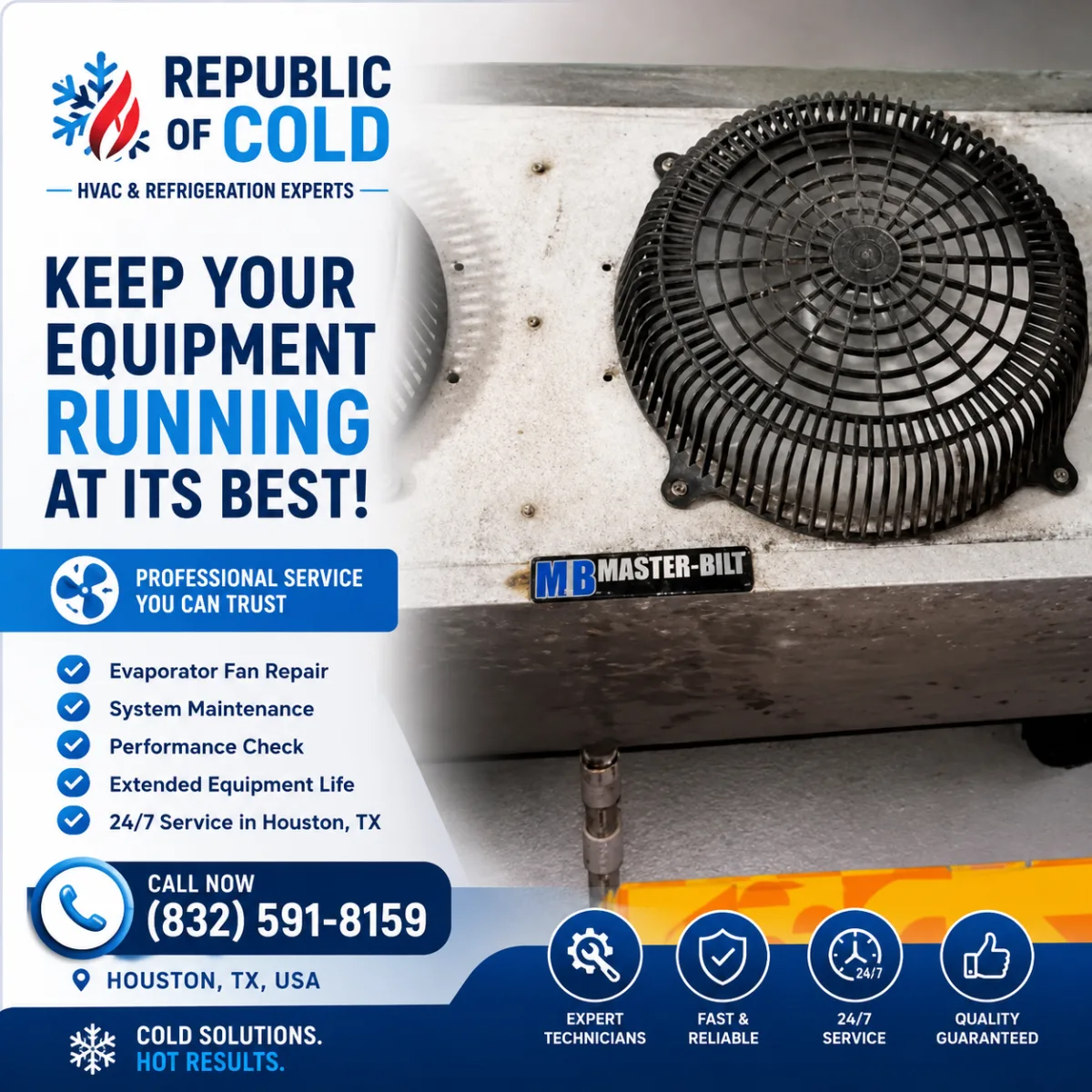 Walk-In Cooler Repair Houston | All Major Brands