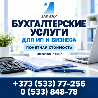 Надёжный бухгалтер в Тирасполе — бухгалтерия без ошибок, проверок и рисков