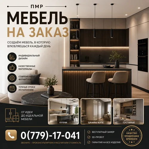 Мебельный мастер Тирасполь — Заказать мебель ПМР