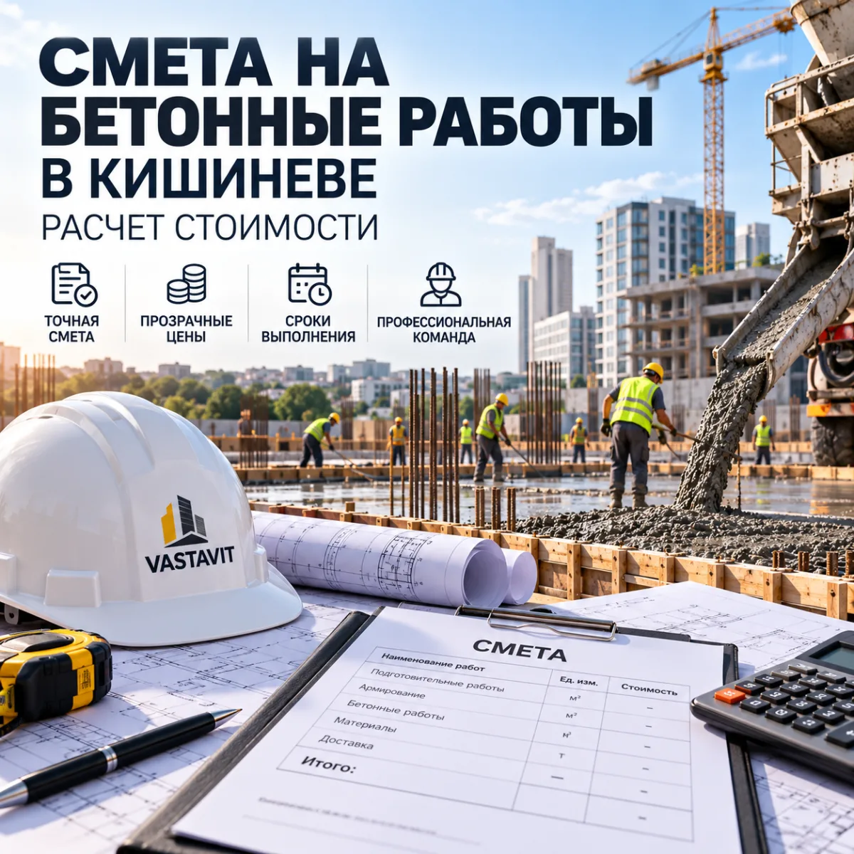 Vastavit — Генеральный Подрядчик в Молдове